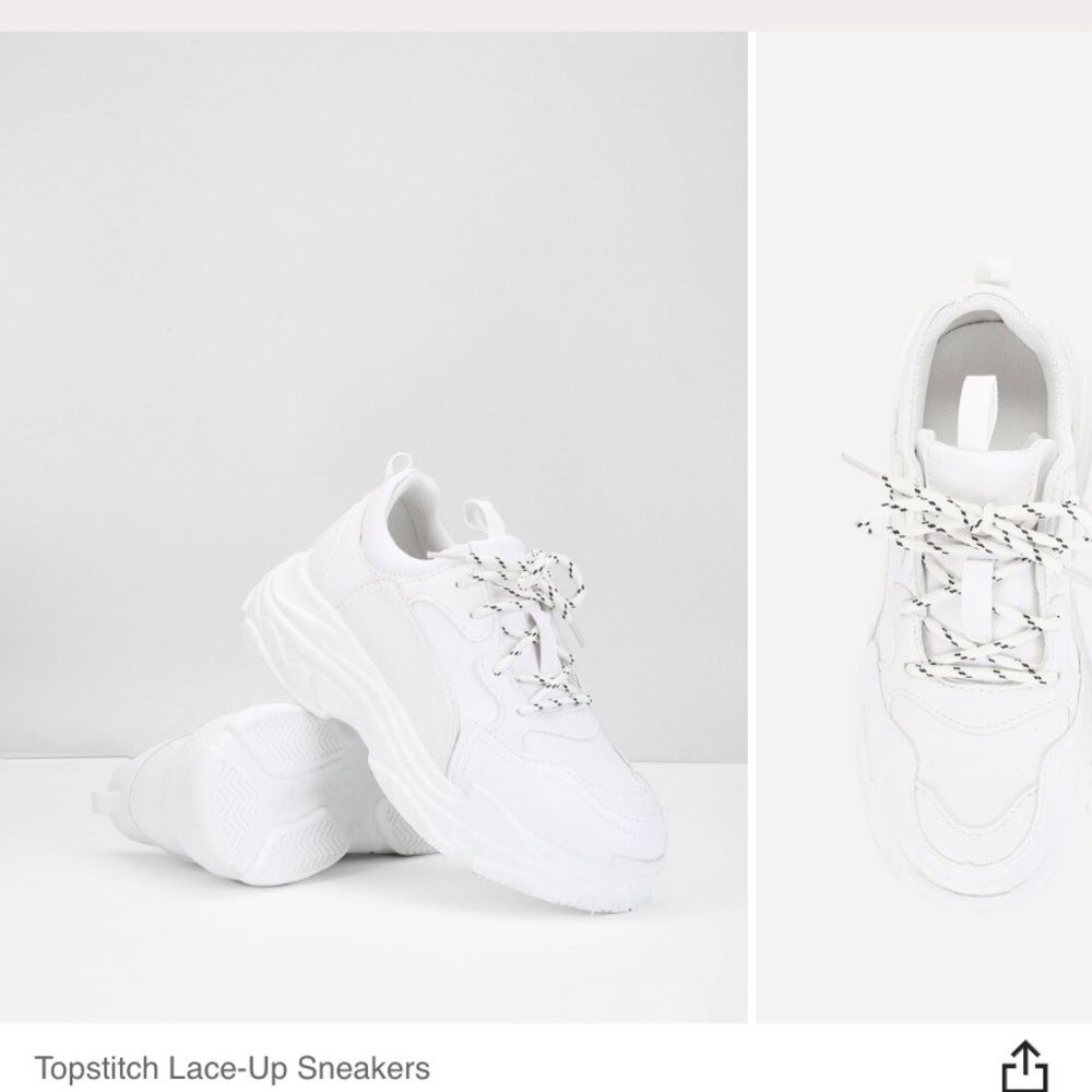 Shein Lace Up Sneakers